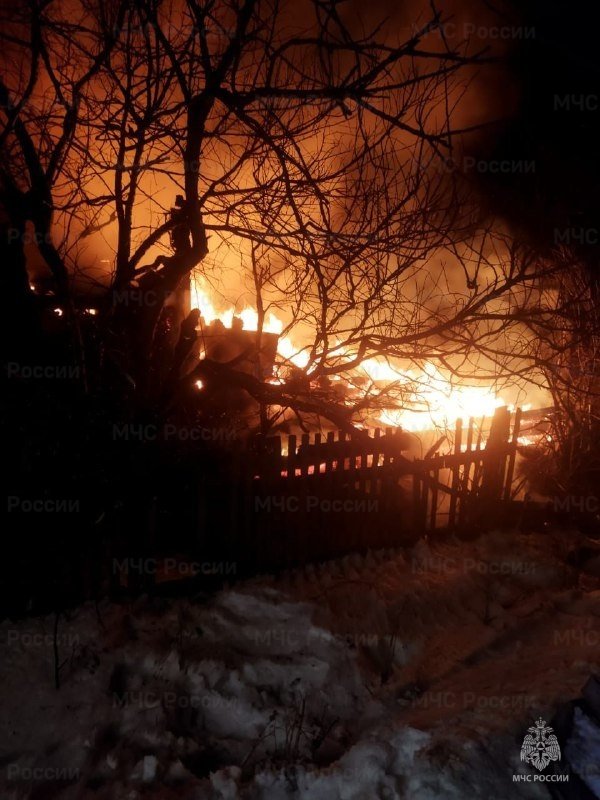 Пожар в Братском районе