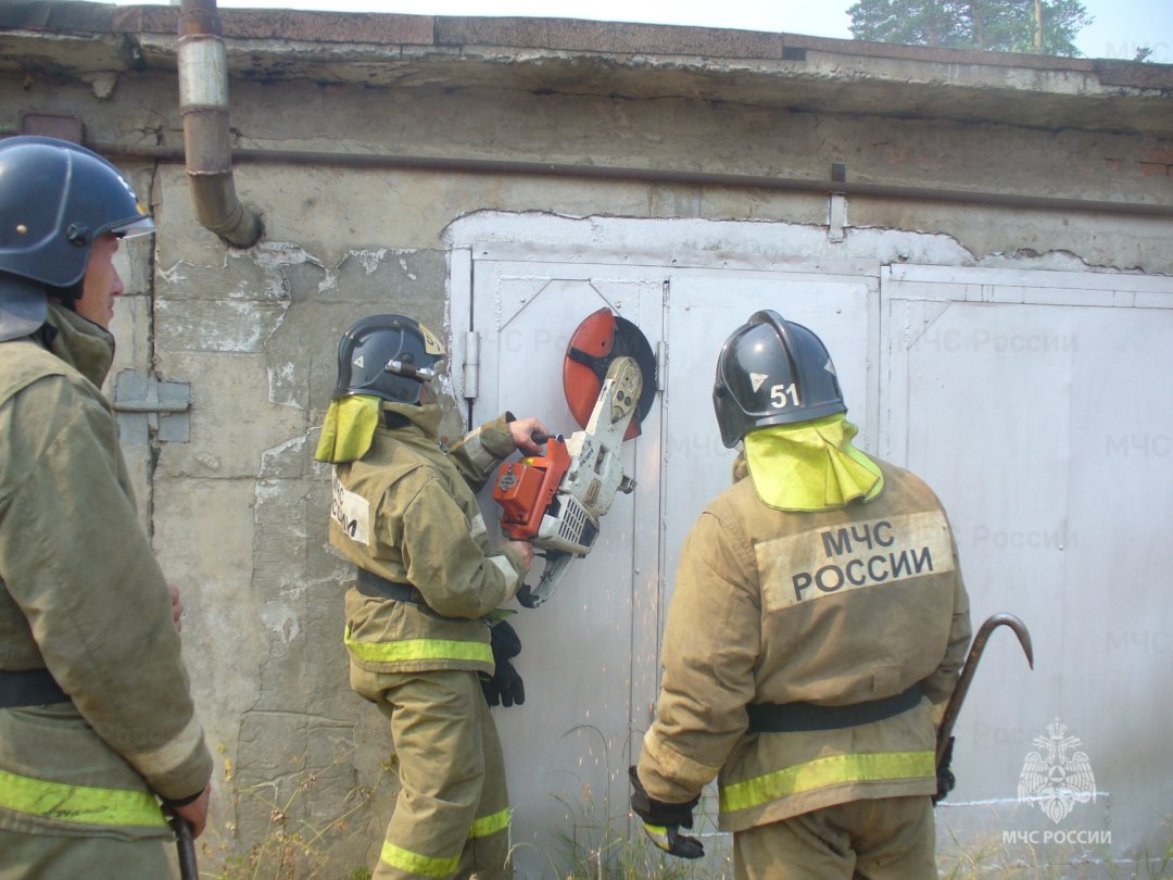 Пожар в Братском районе